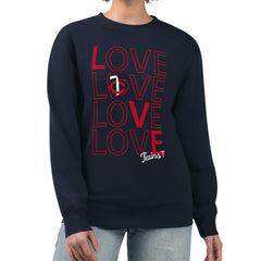 Minnesota Twins G-III 4Her by Carl Banks Women's Love Team Logo Fleece Pullover Sweatshirt | MLB For sale