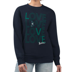 Seattle Mariners G-III 4Her by Carl Banks Women's Love Team Logo Fleece Pullover Sweatshirt | MLB Near me