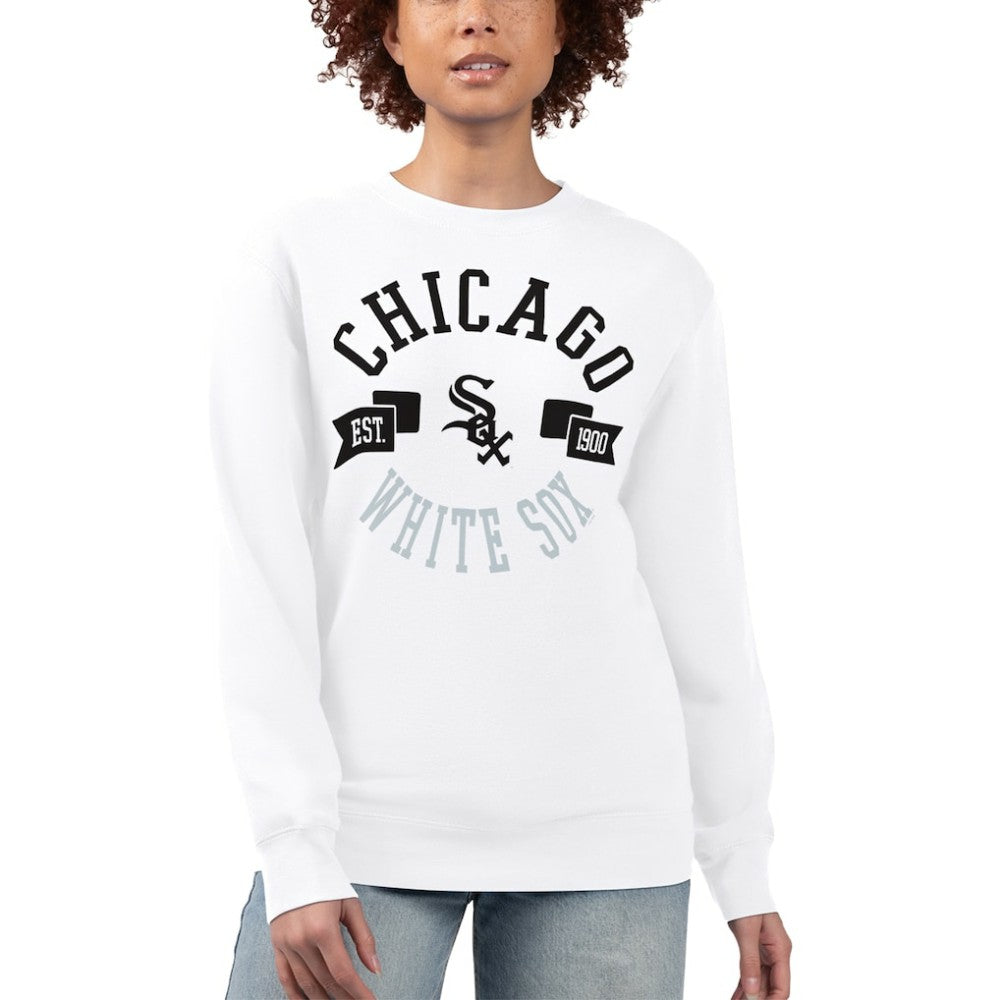Chicago White Sox G-III 4Her by Carl Banks Women's Team Logo Fleece Pullover Sweatshirt | MLB On Sale