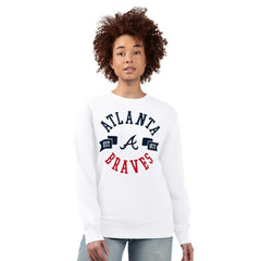 Atlanta Braves G-III 4Her by Carl Banks Women's Team Logo Fleece Pullover Sweatshirt | MLB Near me