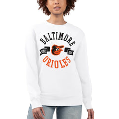 Baltimore Orioles G-III 4Her by Carl Banks Women's Team Logo Fleece Pullover Sweatshirt | MLB Discount