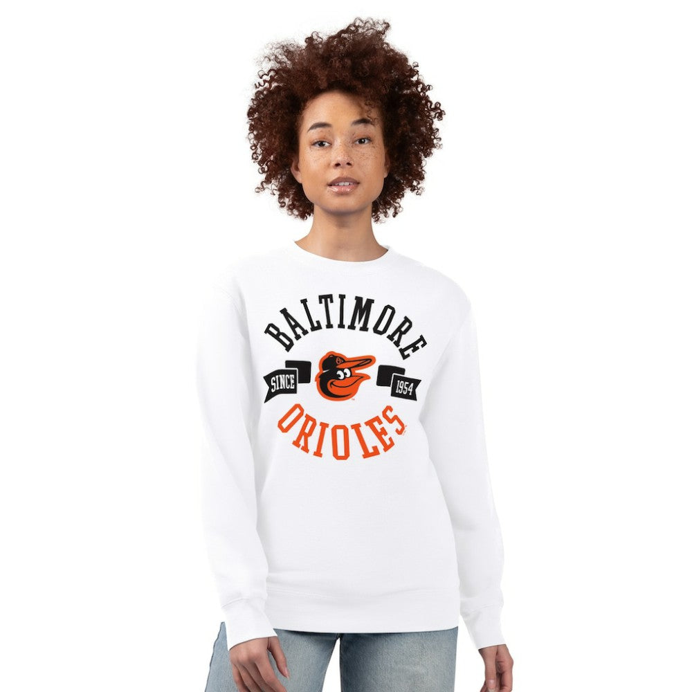 Baltimore Orioles G-III 4Her by Carl Banks Women's Team Logo Fleece Pullover Sweatshirt | MLB Discount