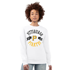 Pittsburgh Pirates G-III 4Her by Carl Banks Women's Team Logo Fleece Pullover Sweatshirt | MLB Discount