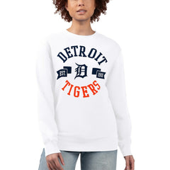 Detroit Tigers G-III 4Her by Carl Banks Women's Team Logo Fleece Pullover Sweatshirt | MLB Discount