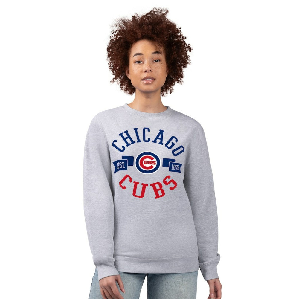 Chicago Cubs G-III 4Her by Carl Banks Women's Team Logo Fleece Pullover Sweatshirt | MLB Shop