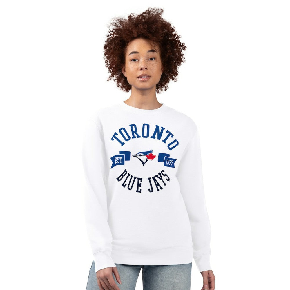 Toronto Blue Jays G-III 4Her by Carl Banks Women's Team Logo Fleece Pullover Sweatshirt | MLB Online
