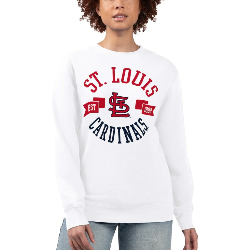 St. Louis Cardinals G-III 4Her by Carl Banks Women's Team Logo Fleece Pullover Sweatshirt | MLB Near me