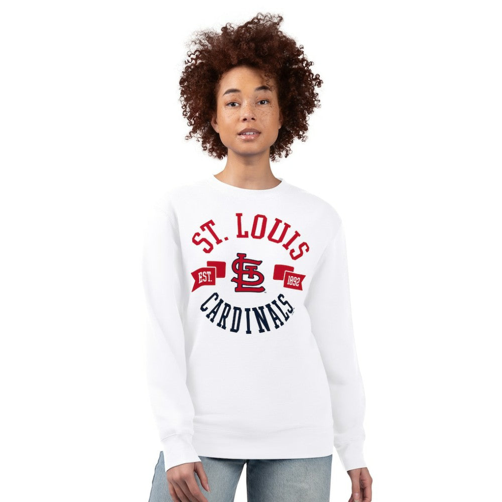 St. Louis Cardinals G-III 4Her by Carl Banks Women's Team Logo Fleece Pullover Sweatshirt | MLB Near me