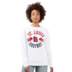 St. Louis Cardinals G-III 4Her by Carl Banks Women's Team Logo Fleece Pullover Sweatshirt | MLB Near me