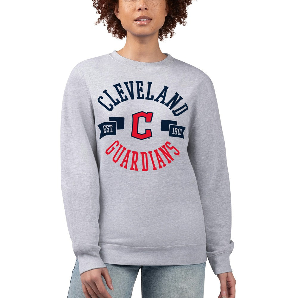 Cleveland Guardians G-III 4Her by Carl Banks Women's Team Logo Fleece Pullover Sweatshirt | MLB For sale