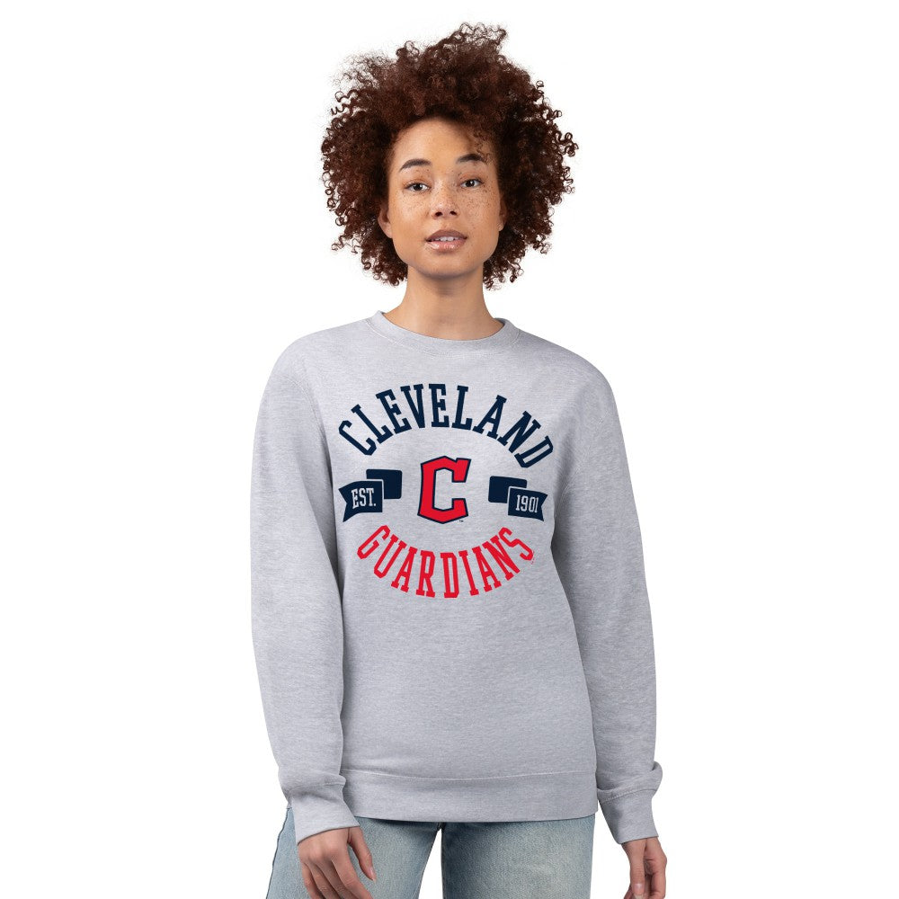 Cleveland Guardians G-III 4Her by Carl Banks Women's Team Logo Fleece Pullover Sweatshirt | MLB For sale