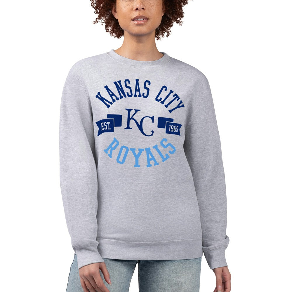 Kansas City Royals G-III 4Her by Carl Banks Women's Team Logo Fleece Pullover Sweatshirt | MLB Online