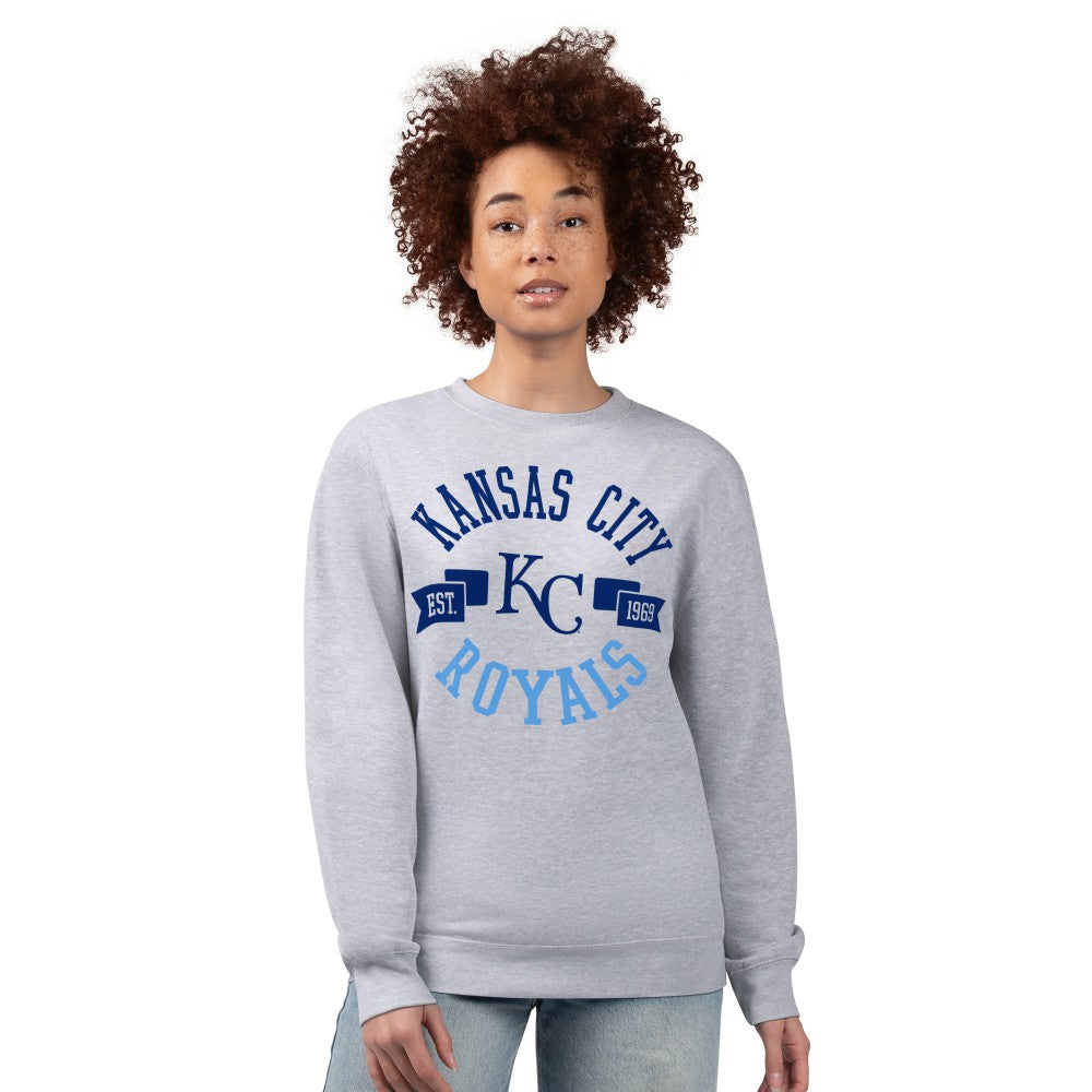 Kansas City Royals G-III 4Her by Carl Banks Women's Team Logo Fleece Pullover Sweatshirt | MLB Online