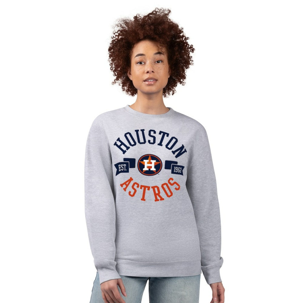 Houston Astros G-III 4Her by Carl Banks Women's Team Logo Fleece Pullover Sweatshirt | MLB Outlet