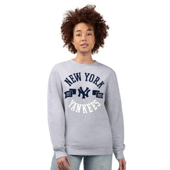 New York Yankees G-III 4Her by Carl Banks Women's Team Logo Fleece Pullover Sweatshirt | MLB US