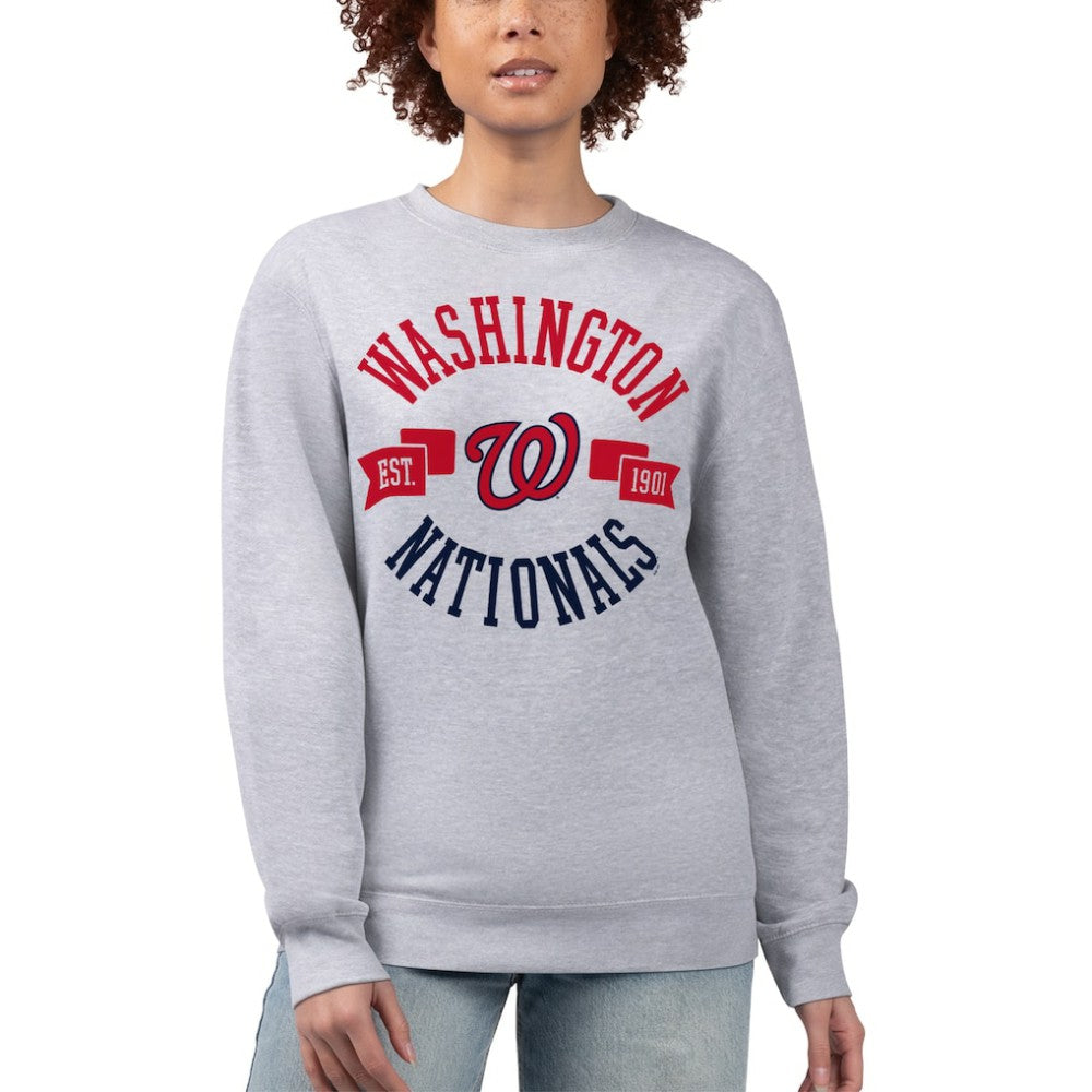 Washington Nationals G-III 4Her by Carl Banks Women's Team Logo Fleece Pullover Sweatshirt | MLB Near me