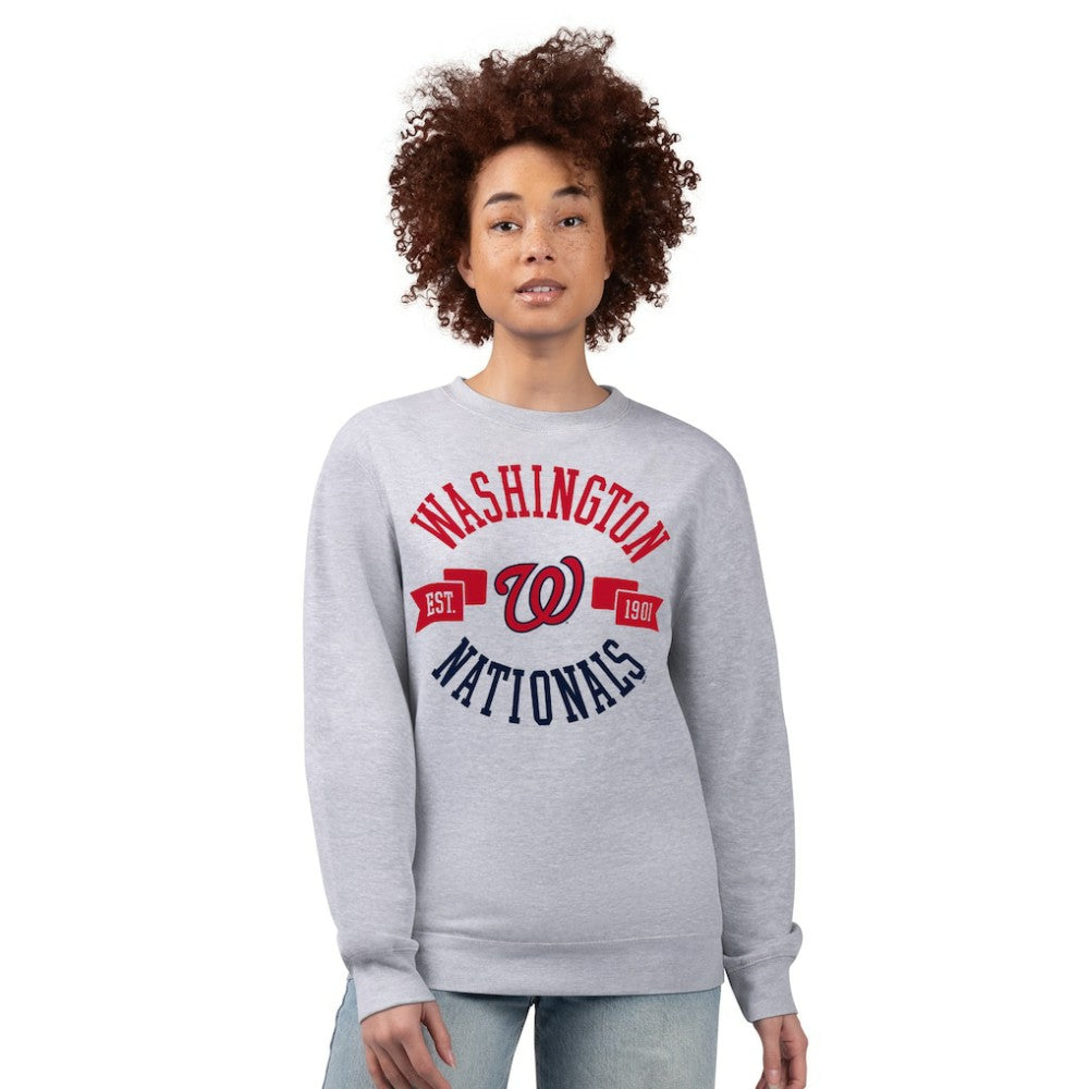 Washington Nationals G-III 4Her by Carl Banks Women's Team Logo Fleece Pullover Sweatshirt | MLB Near me