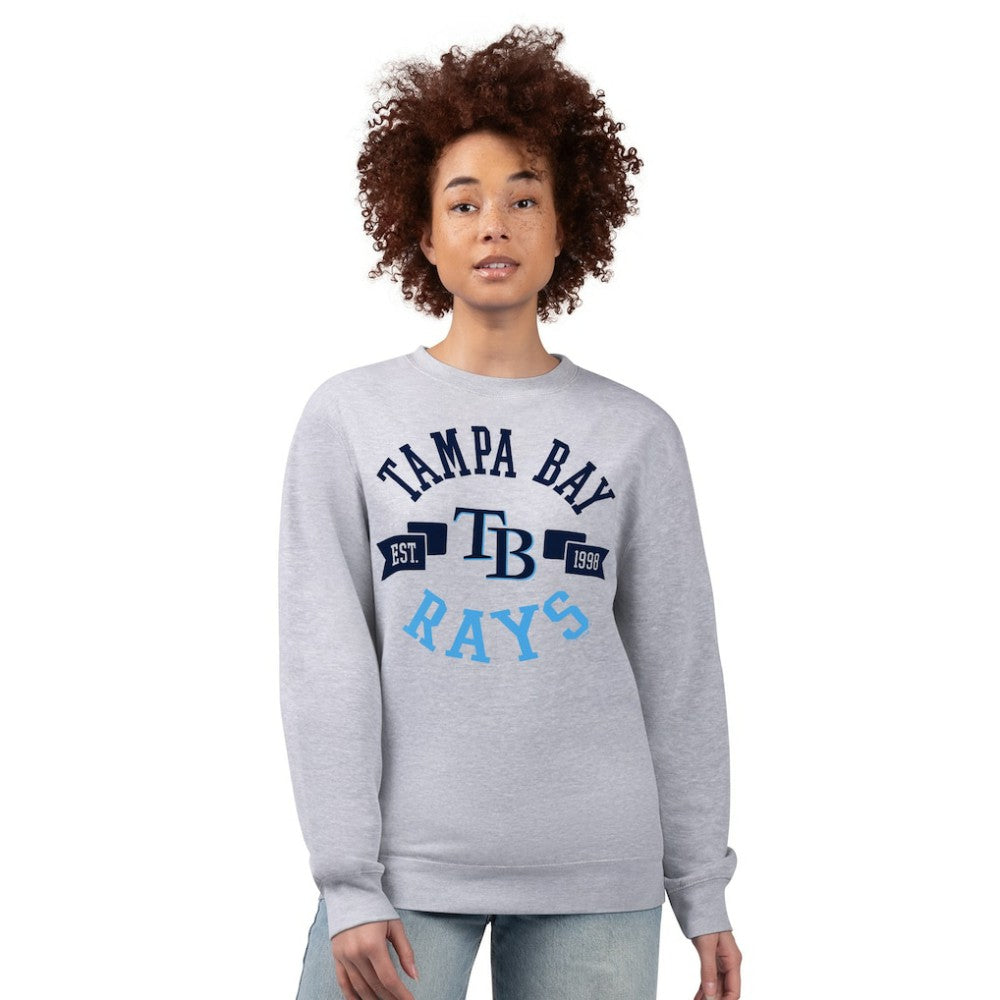 Tampa Bay Rays G-III 4Her by Carl Banks Women's Team Logo Fleece Pullover Sweatshirt | MLB New