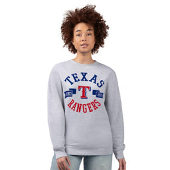 Texas Rangers G-III 4Her by Carl Banks Women's Team Logo Fleece Pullover Sweatshirt | MLB On Sale