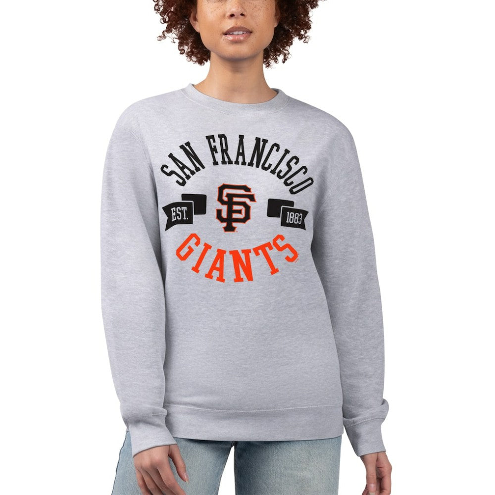 San Francisco Giants G-III 4Her by Carl Banks Women's Team Logo Fleece Pullover Sweatshirt | MLB US