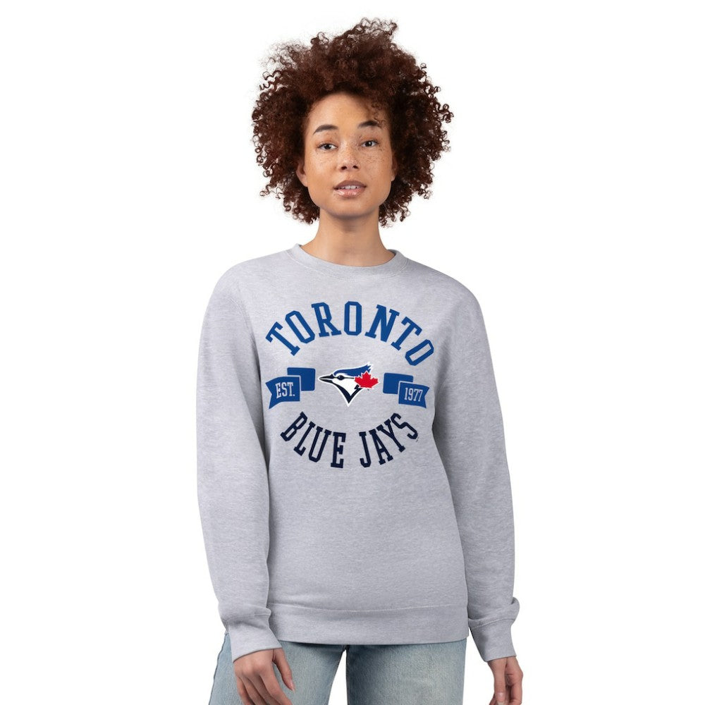 Toronto Blue Jays G-III 4Her by Carl Banks Women's Team Logo Fleece Pullover Sweatshirt | MLB Outlet