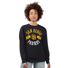 San Diego Padres G-III 4Her by Carl Banks Women's Team Logo Fleece Pullover Sweatshirt | MLB Sale