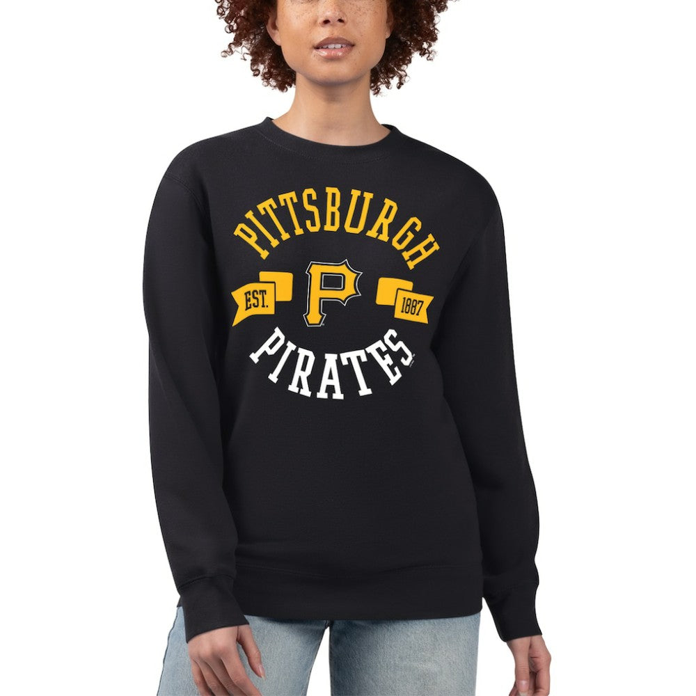 Pittsburgh Pirates G-III 4Her by Carl Banks Women's Team Logo Fleece Pullover Sweatshirt | MLB US