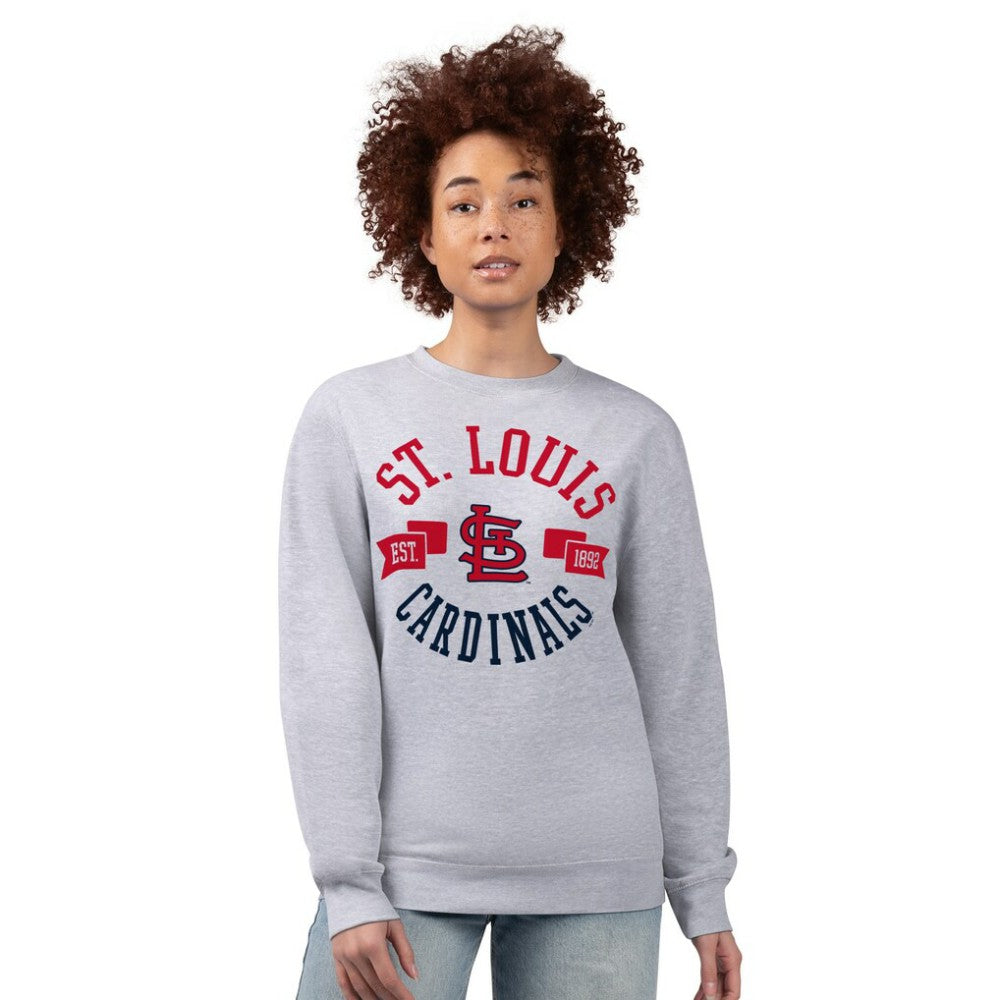 St. Louis Cardinals G-III 4Her by Carl Banks Women's Team Logo Fleece Pullover Sweatshirt | MLB Discount