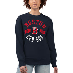 Boston Red Sox G-III 4Her by Carl Banks Women's Team Logo Fleece Pullover Sweatshirt | MLB On Sale