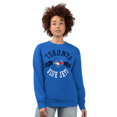 Toronto Blue Jays G-III 4Her by Carl Banks Women's Team Logo Fleece Pullover Sweatshirt | MLB Sale