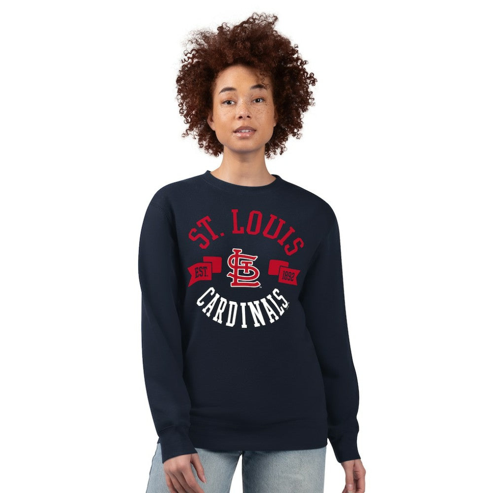 St. Louis Cardinals G-III 4Her by Carl Banks Women's Team Logo Fleece Pullover Sweatshirt | MLB For sale