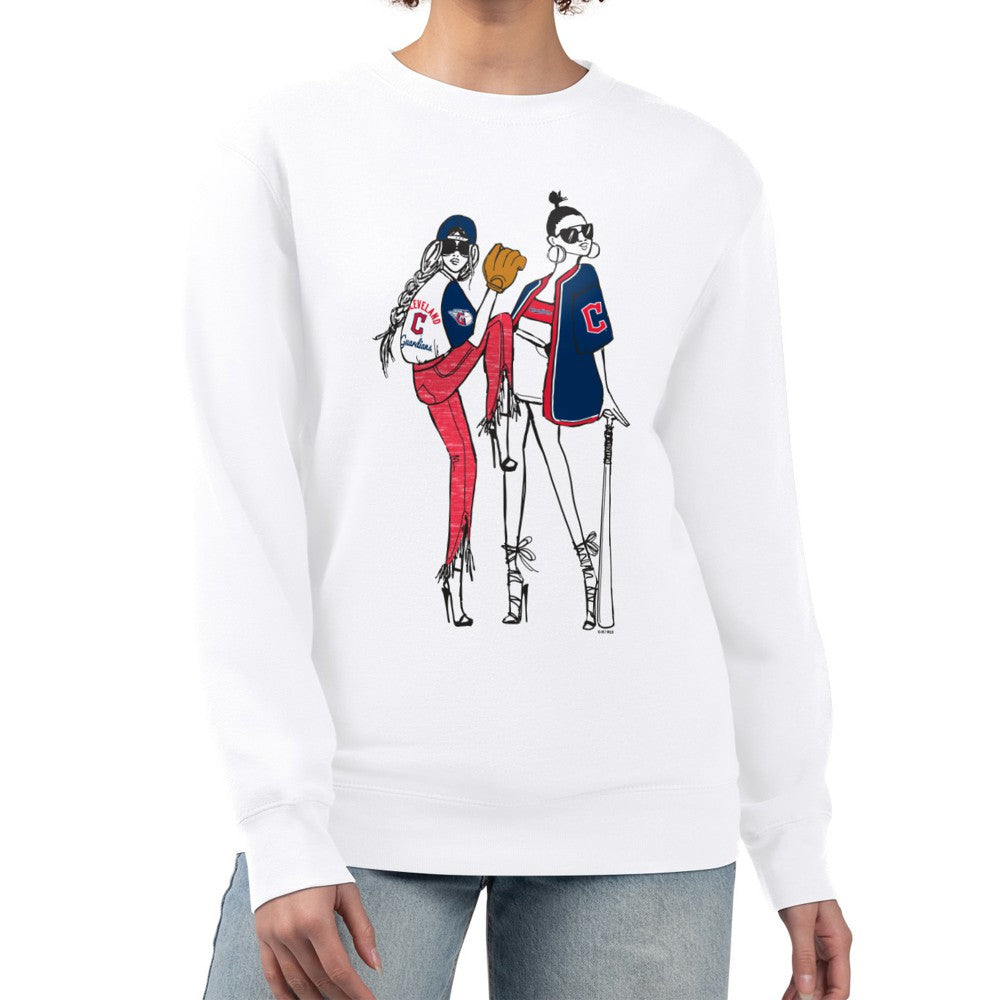 Cleveland Guardians G-III 4Her by Carl Banks Women's Baseball Girls Fleece Pullover Sweatshirt | MLB Outlet