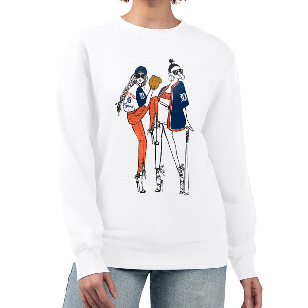 Detroit Tigers G-III 4Her by Carl Banks Women's Baseball Girls Fleece Pullover Sweatshirt | MLB US