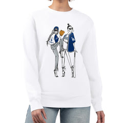 Los Angeles Dodgers G-III 4Her by Carl Banks Women's Baseball Girls Fleece Pullover Sweatshirt | MLB For sale