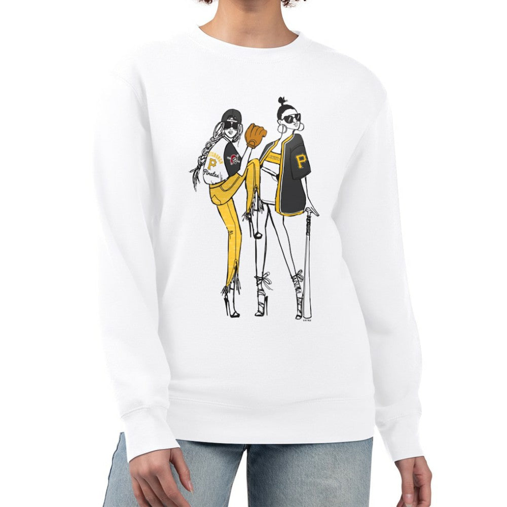 Pittsburgh Pirates G-III 4Her by Carl Banks Women's Baseball Girls Fleece Pullover Sweatshirt | MLB Sale