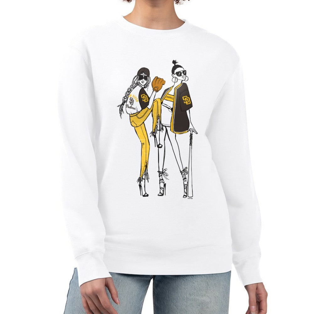 San Diego Padres G-III 4Her by Carl Banks Women's Baseball Girls Fleece Pullover Sweatshirt | MLB Shop