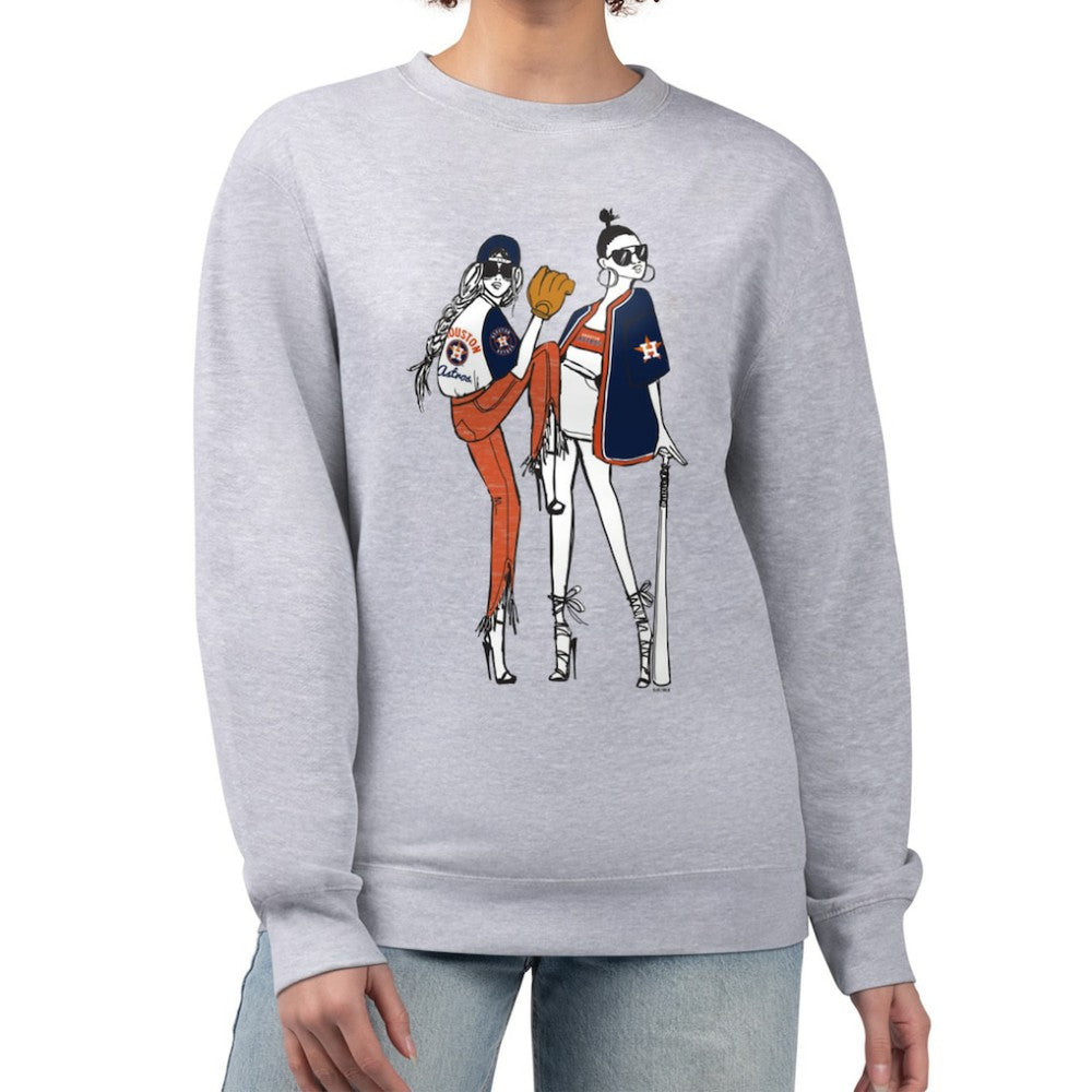 Houston Astros G-III 4Her by Carl Banks Women's Baseball Girls Fleece Pullover Sweatshirt | MLB US