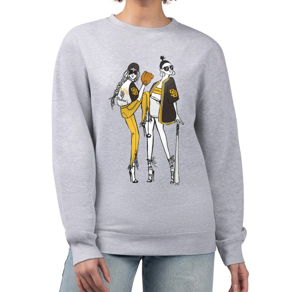 San Diego Padres G-III 4Her by Carl Banks Women's Baseball Girls Fleece Pullover Sweatshirt | MLB Shop
