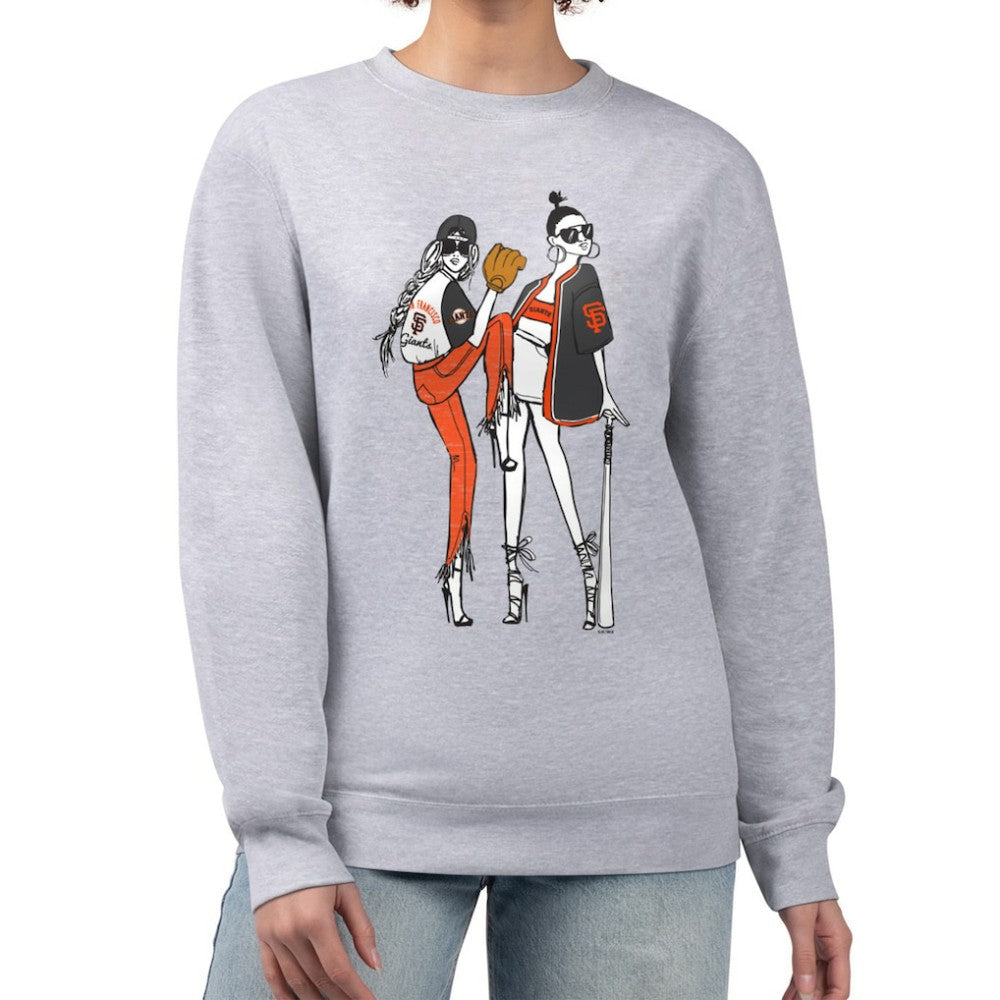 San Francisco Giants G-III 4Her by Carl Banks Women's Baseball Girls Fleece Pullover Sweatshirt | MLB Outlet