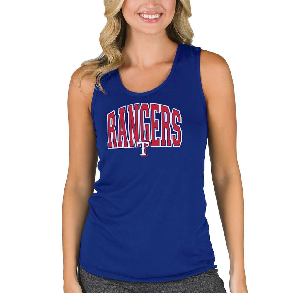 Texas Rangers Concepts Sport Women's Marathon Racerback Tank Top | MLB Shop