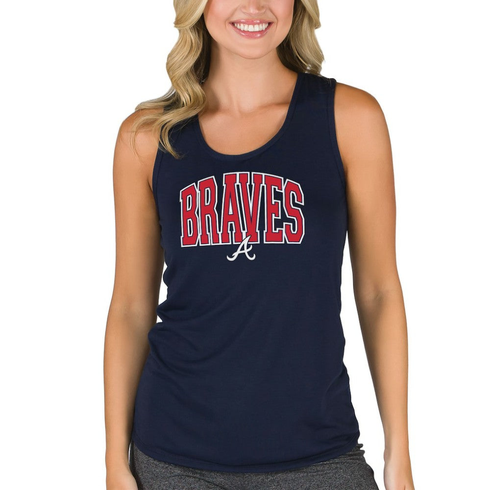 Atlanta Braves Concepts Sport Women's Marathon Racerback Tank Top | MLB Outlet