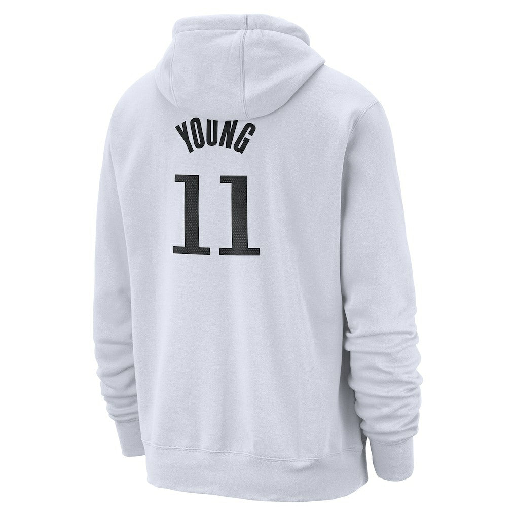 Trae Young Atlanta Hawks 2024/25 Name & Number Pullover Hoodie On Sale