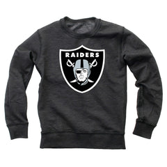 Las Vegas Raiders  Wes & Willy Youth Reversible Fleece Pullover Sweatshirt