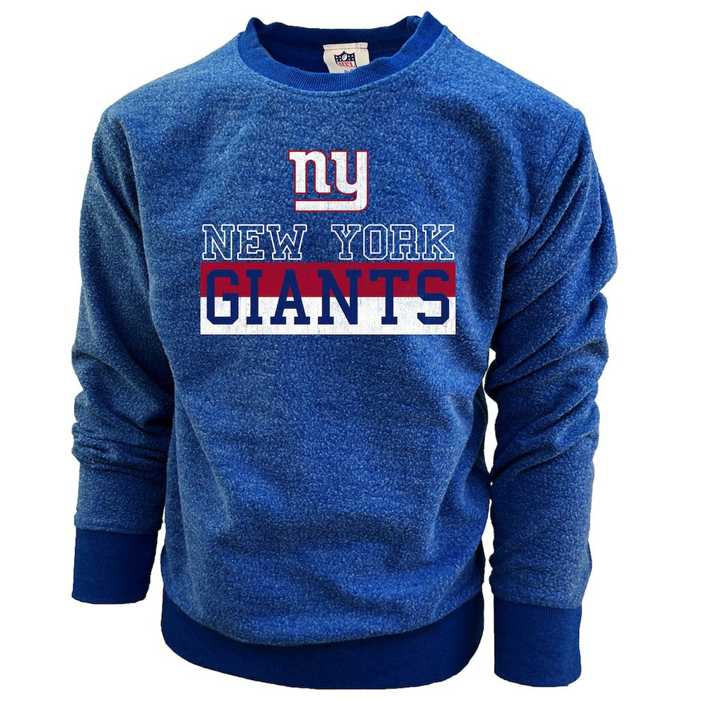 New York Giants  Wes & Willy Youth Reversible Fleece Pullover Sweatshirt