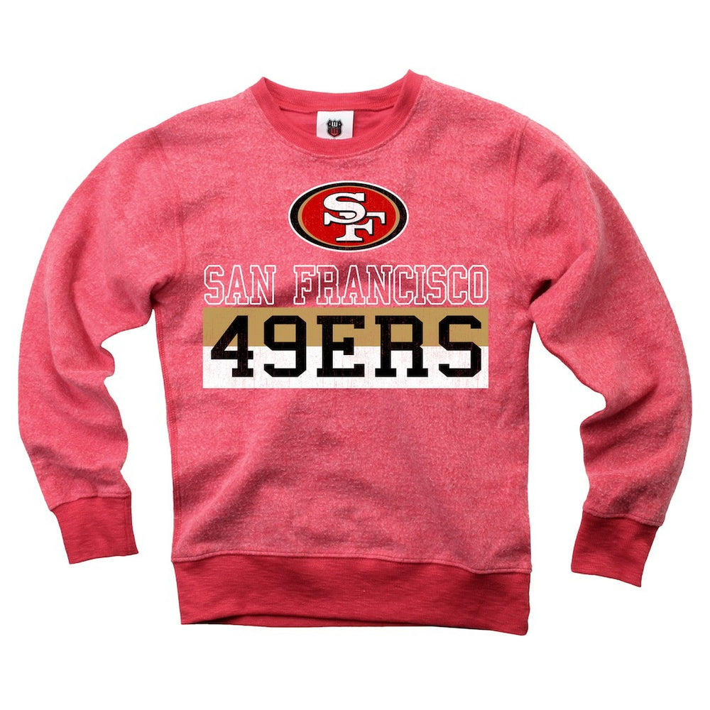 San Francisco 49ers  Wes & Willy Youth Reversible Fleece Pullover Sweatshirt