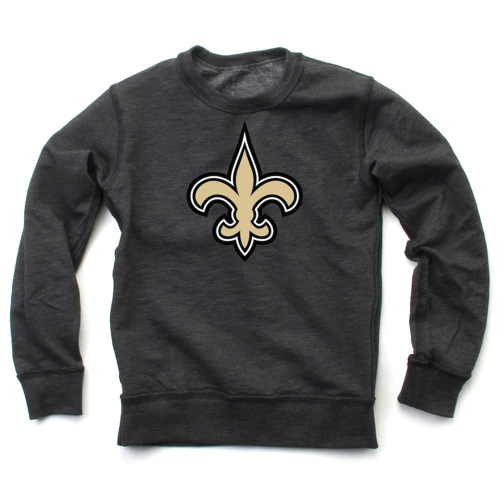 New Orleans Saints  Wes & Willy Youth Reversible Fleece Pullover Sweatshirt