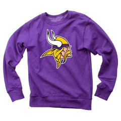 Minnesota Vikings  Wes & Willy Youth Reversible Fleece Pullover Sweatshirt