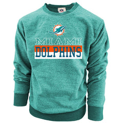 Miami Dolphins  Wes & Willy Youth Reversible Fleece Pullover Sweatshirt