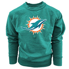 Miami Dolphins  Wes & Willy Youth Reversible Fleece Pullover Sweatshirt