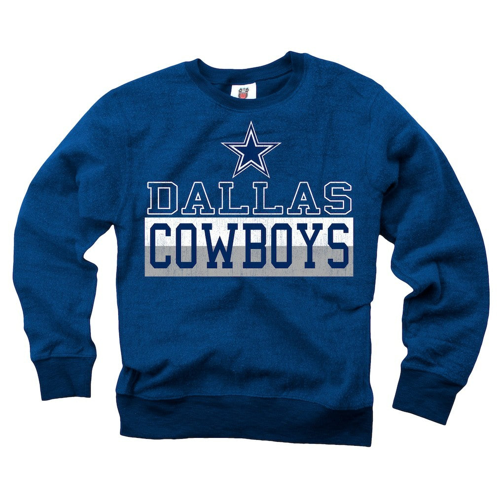 Dallas Cowboys  Wes & Willy Youth Reversible Fleece Pullover Sweatshirt